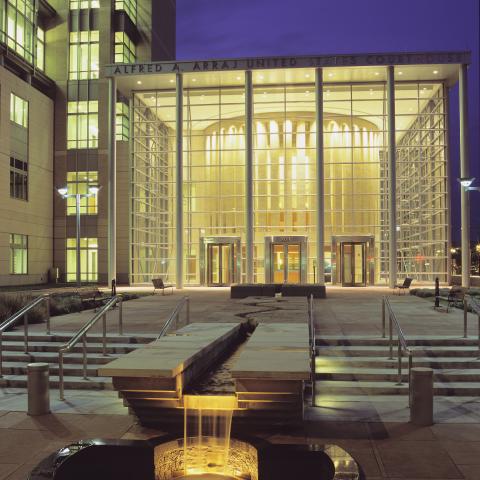 Denver Courthouse glazing curtainwall