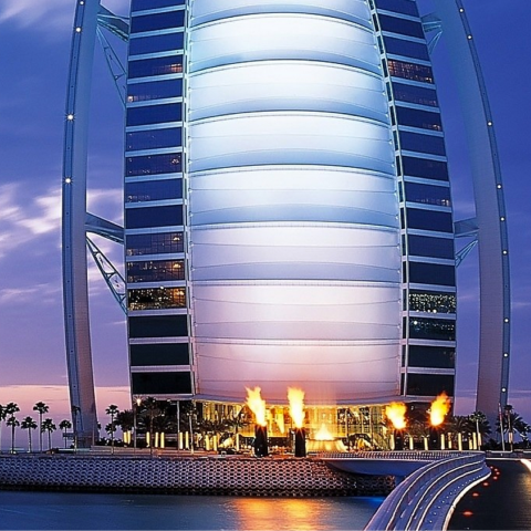 Burj Al Arab curtainwall glazing facade